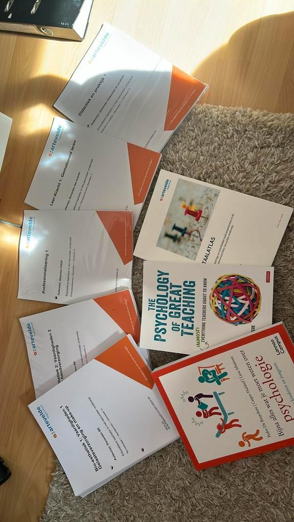 School boeken 1ste jaar bachelor leerkracht bio-esthetiek, Boeken, Schoolboeken, Nieuw, Overige vakken, Overige niveaus, Ophalen