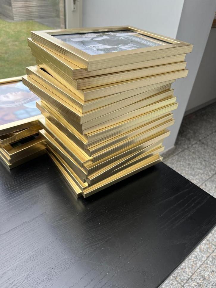 Gouden fotokaders verschillende formaten te koop, Audio, Tv en Foto, Foto | Digitale fotokaders, Zo goed als nieuw, Ophalen of Verzenden