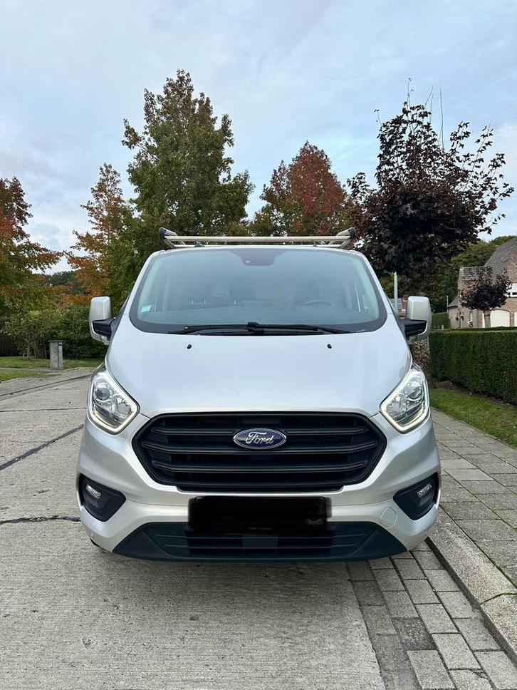 Ford Transit Custom 2021 53.000km, Auto's, Bestelwagens en Lichte vracht, Particulier, Bluetooth, Ford, Diesel, Euro 6, 5 deurs