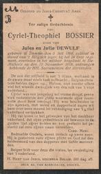 Gesneuvelde 1914-18 Cyriel Bossier Damme-St Michiels Brugge, Enlèvement ou Envoi