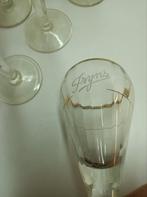 6 Fryns Hasselt vintage glazen, Collections, Enlèvement