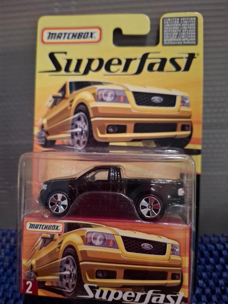 Matchbox Superfast No. 2 SVT LIGHTNING CONCEPT ZWART NIEUW, Verzamelen, Speelgoed, Nieuw, Ophalen of Verzenden