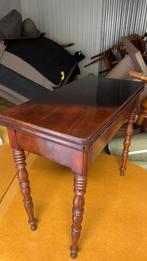 Table de carte en bois extensible., Antiquités & Art, Antiquités | Meubles | Tables