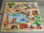 Puzzel dieren, Enfants & Bébés, Jouets | Puzzles pour enfants, En bois, Comme neuf, 10 à 50 pièces, 6 mois à 2 ans