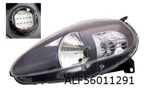 Fiat Grande Punto (-9/08) koplamp Links (zwart) (geschikt vo, Auto-onderdelen, Verlichting, Fiat, Nieuw, Verzenden