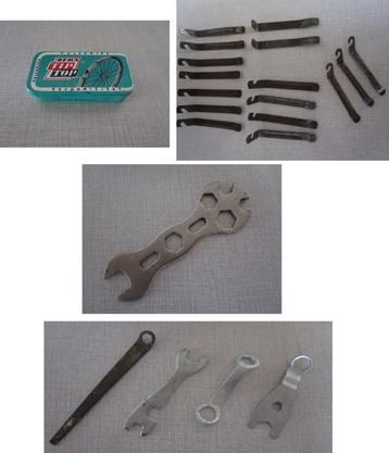 Lot vintage fietsgereedschap - OPRUIM beschikbaar voor biedingen