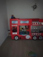 Brandweerbed dubbel nieuwstaat, Kinderen en Baby's, Kinderkamer | Bedden, Ophalen of Verzenden, Zo goed als nieuw, Hoogslaper of Stapelbed
