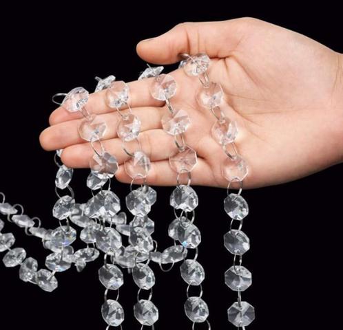 Perles décoratives cristal multi-usages, Maison & Meubles, Lampes | Lustres, Comme neuf, Enlèvement ou Envoi