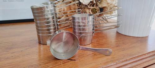 Lot van 16 sauspannetjes, chocoladesaus, eyecatcher, Antiek en Kunst, Curiosa en Brocante, Ophalen of Verzenden