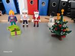 Playmobil kerstbundel - kerstman, sneeuwpop, boom, Ophalen, Gebruikt