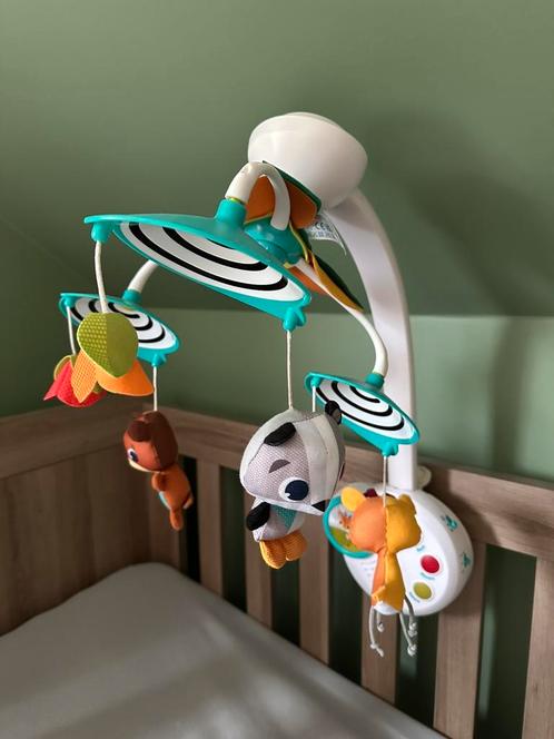 Tiny love classic muziekmobiel into the forest, Kinderen en Baby's, Speelgoed | Babyspeelgoed, Zo goed als nieuw, Mobiel, Met licht