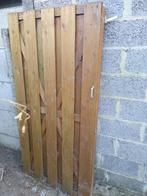 Tuinpoort en platen, Tuin en Terras, Ophalen, Gebruikt, Hout