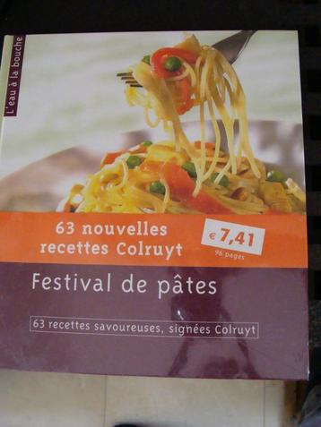livre cuisine recettes festival de pâtes neuf dans emballage beschikbaar voor biedingen