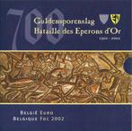 BU-set België 2002 Guldensporenslag, Ophalen of Verzenden, België