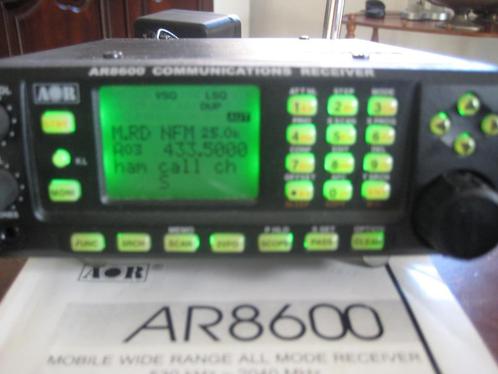 AOR - AR8600 MK2 530 Kc jusqu'à 3 000 Mc, Télécoms, Scanners, Utilisé, Enlèvement ou Envoi