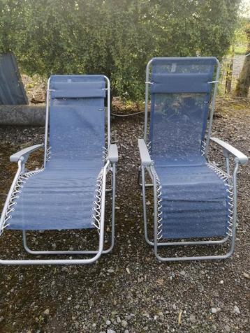 2 fauteuils LAFUMA, 100€ pour les 2... 