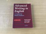 Boek Advanced writing in English - A guide for Dutch authors, Ophalen of Verzenden