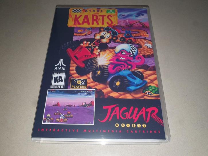 Atari Karts Atari Jaguar Game Case, Games en Spelcomputers, Games | Atari, Zo goed als nieuw, Atari Jaguar, Verzenden