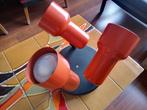 VINTAGE  verlichting  ORANJE   40571    Hoffmeister Leuchten, Ophalen of Verzenden