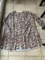 Nieuwe bruin gekleurde blouse jurk - Maat 54, Kleding | Dames, Nieuw, Jurk, Ophalen of Verzenden, Bruin