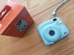 Instax mini blauw, Audio, Tv en Foto, Fotocamera's Analoog, Ophalen, Zo goed als nieuw