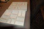 twee letterkasten identiek, hout,  wit geverfd, Enlèvement ou Envoi