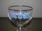 Oud bierglas "Orval" mooi volledig intact., Ophalen of Verzenden, Nieuw, Glas of Glazen, Overige merken