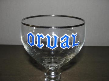 Ancien verre à bière « Orval » magnifiquement intact., Collections, Enlèvement ou Envoi, Neuf, Verre ou Verres, Autres marques
