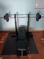 Halter bank met gewichten, Sport en Fitness, Ophalen