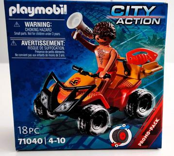 Playmobil City action quad 71040, Enlèvement ou Envoi, Neuf, Ensemble complet