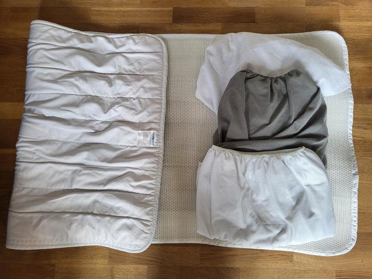 Aerosleep 3D matrasbeschermer (140x70) + 3 aerosleep hoezen, Kinderen en Baby's, Kinderkamer | Beddengoed, Zo goed als nieuw, Ophalen