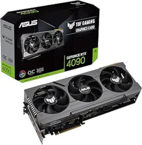 ASUS TUF Gaming GeForce RTX 4090 OC-editie — 24 GB GDDR6X, Computers en Software, Videokaarten, Zo goed als nieuw, Nvidia, GDDR6