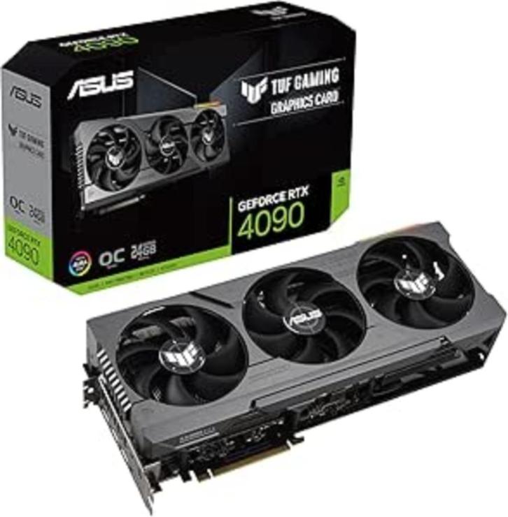 ASUS TUF Gaming GeForce RTX 4090 OC-editie — 24 GB GDDR6X, Computers en Software, Videokaarten, Zo goed als nieuw, Nvidia, GDDR6