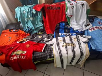 Lot Vareuse maillots foot vintage, Enlèvement ou Envoi, Utilisé