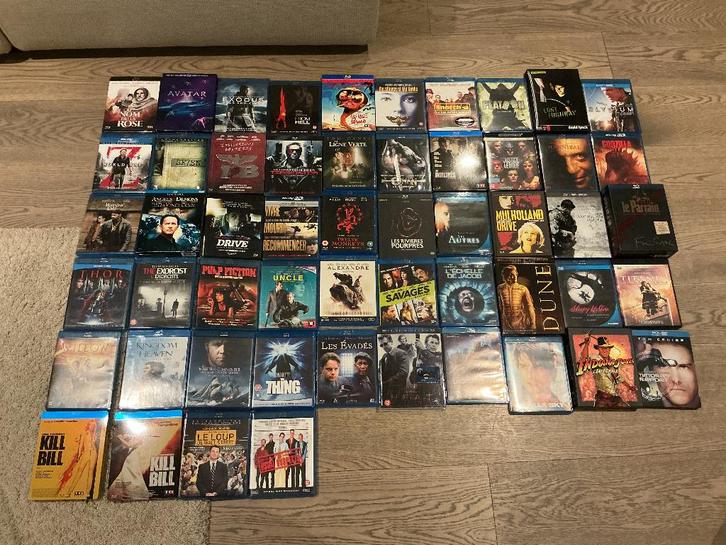 60 films en Bluray dont 2 coffrets - état impeccable, Cd's en Dvd's, Blu-ray, Zo goed als nieuw, Actie, 3D, Boxset, Ophalen of Verzenden