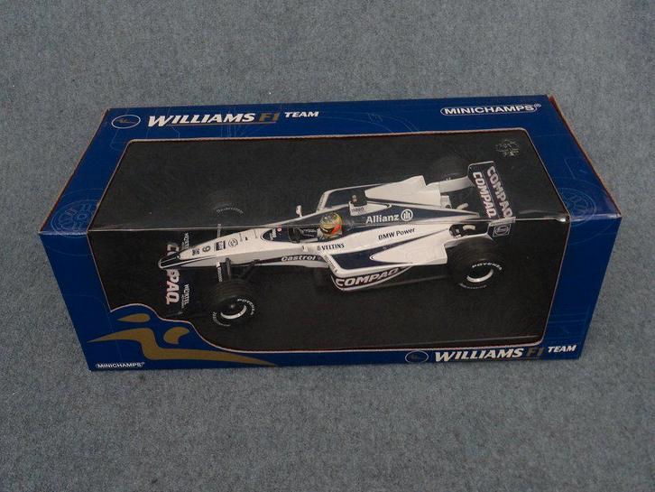 1:18 F1 2000 BMW Williams FW22 Ralf Schumacher Minichamps, Hobby & Loisirs créatifs, Voitures miniatures | 1:18, Utilisé, Voiture