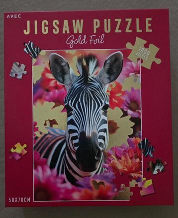 Puzzel Jigsaw 1.000 st. “Zebra” beschikbaar voor biedingen