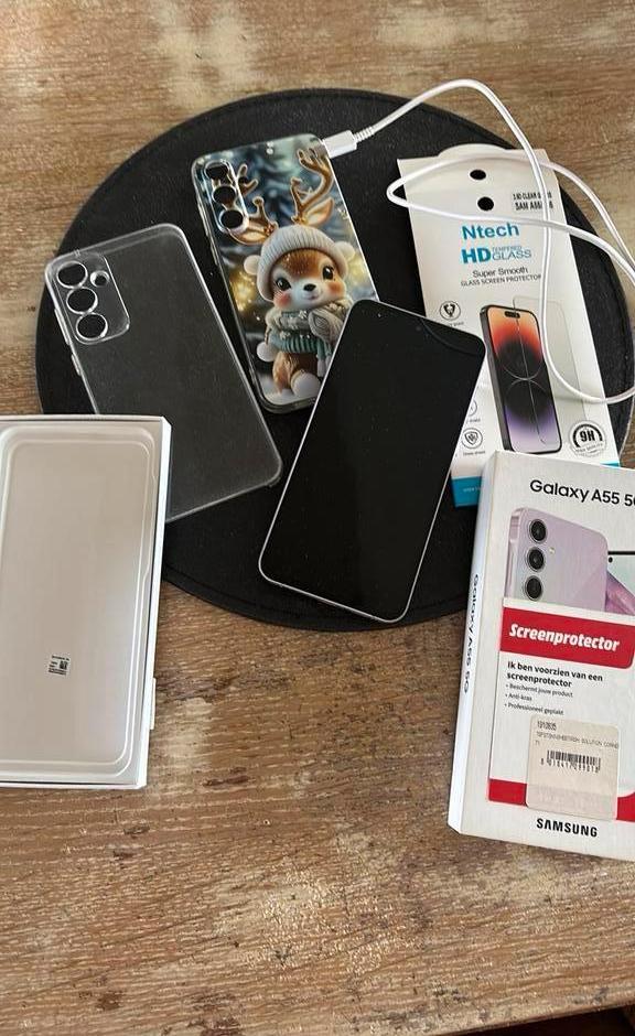 Galaxy A55 5G, Télécoms, Téléphonie mobile | Apple iPhone, Comme neuf, 8 GB, Enlèvement