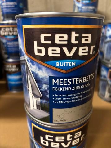 Cetabever dekkende meesterbeits ral 7030, steengrijs 0,75l beschikbaar voor biedingen