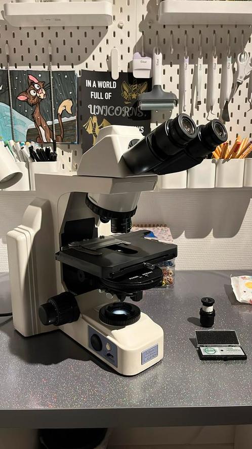 Microscope d'analyse d'amiante, TV, Hi-fi & Vidéo, Matériel d'optique | Microscopes, Comme neuf, Enlèvement ou Envoi