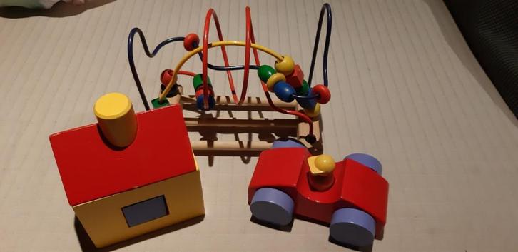 houten educatief speelgoed, Kinderen en Baby's, Speelgoed | Houten speelgoed, Gebruikt, Overige typen, Ophalen of Verzenden