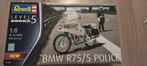 [1/8] Revell 07940 - BMW R75/5 Police (2019), Hobby & Loisirs créatifs, Modélisme | Voitures & Véhicules, Neuf, Enlèvement ou Envoi