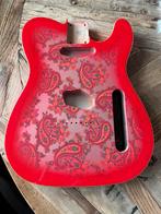 Telecaster Paisley flower body” Paisley Red” neww, Muziek en Instrumenten, Instrumenten | Onderdelen, Verzenden, Zo goed als nieuw
