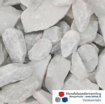 Extra witte breuksteen rotsen schanskorf deco wit contrast beschikbaar voor biedingen