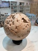 17kg bol calciet met quartz en calciet doorheen, Verzamelen, Ophalen, Mineraal