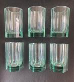 6 vintage Moser Czechoslovakia 1930 KAREL Collection verres,, Ophalen of Verzenden