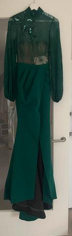 Nieuw haute couture jurk maat 38, Kleding | Dames, Gelegenheidskleding, Ophalen, Zo goed als nieuw, Maat 38/40 (M), Groen