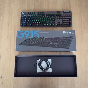 Logitech G915 AZERTY BE - Draadloos Gaming Toetsenbord beschikbaar voor biedingen