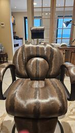 Barbier stoel, Ophalen, Zo goed als nieuw, Bruin, Eén