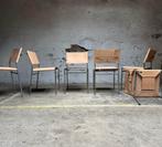 Vintage stoelen se06 Martin Visser voor 't Spectrum, Huis en Inrichting, Stoelen, Ophalen, Bruin, Nieuw, Metaal